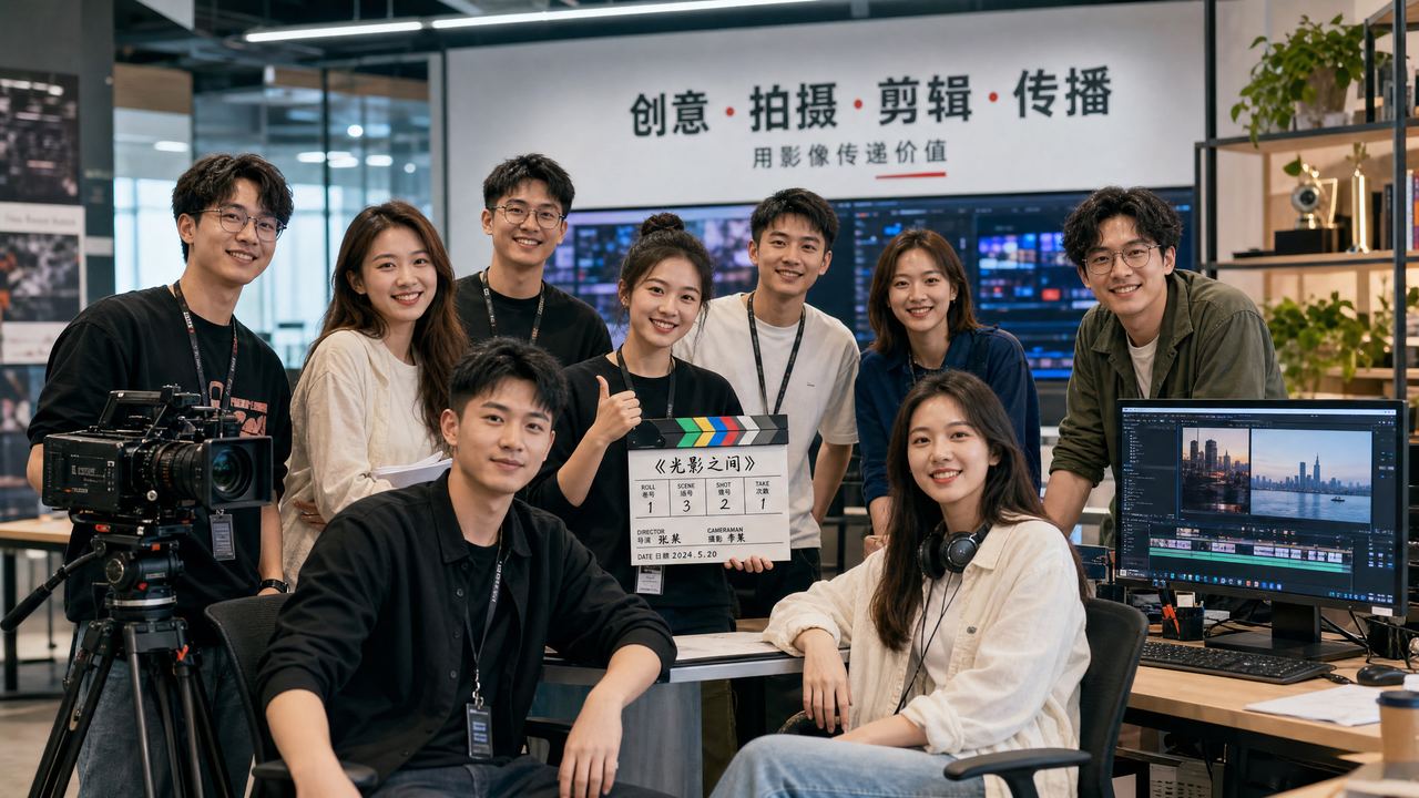 少女萝莉影视制作团队幕后花絮视频演示